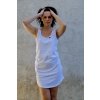 Bílé letní šaty z bio bavnly od Earthkarma