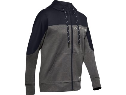 Dámská mikina Under Armour Recover Knit FZ Hoodie-GRY
