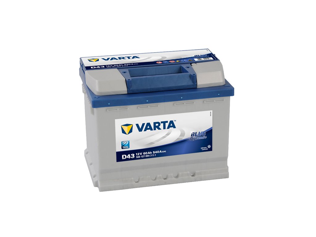 Autobaterie VARTA BLUE Dynamic 60Ah, 12V, D43