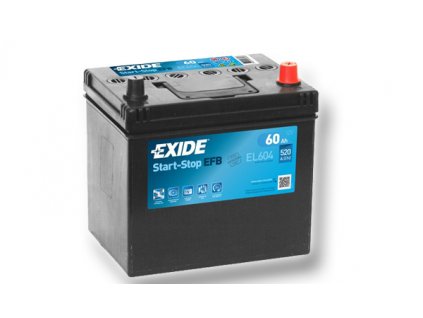 Autobaterie EXIDE START-STOP EFB 60Ah, 12V, EL604