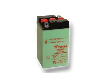 Motobaterie YUASA (originál) B49-6, 6V, 8Ah