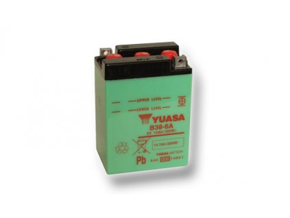 Motobaterie YUASA (originál) B38-6A, 6V, 13Ah