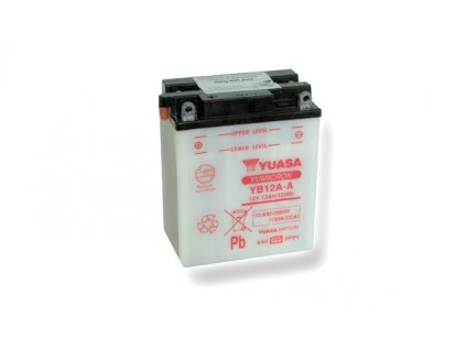 Motobaterie YUASA (originál) YB12A-A, 12V,  12Ah