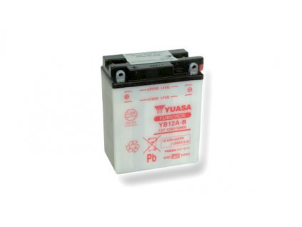 Motobaterie YUASA (originál) YB12A-B, 12V,  12Ah