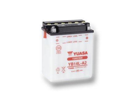 Motobaterie YUASA (originál) YB14A-A2, 12V,  14Ah