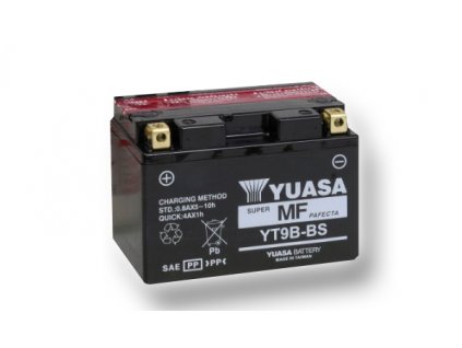Motobaterie YUASA (originál) YT9B-BS, 12V,  8Ah