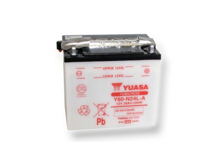 Motobaterie YUASA (originál) Y60-N24L-A, 12V,  28Ah