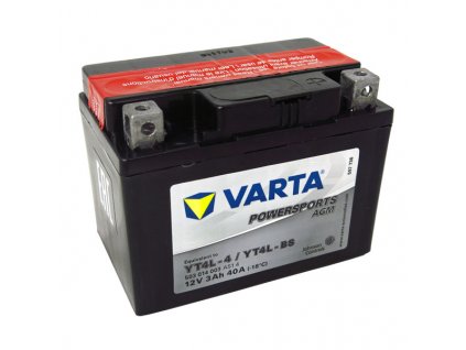 Motobaterie VARTA T4L-BS, 3Ah, 12V