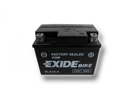 Motobaterie EXIDE BIKE Factory Sealed 3Ah, 12V, AGM12-4  (YTX4L-BS)