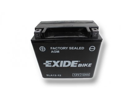 Motobaterie EXIDE BIKE Factory Sealed 12Ah, 12V, AGM12-12 (YTX14-BS)