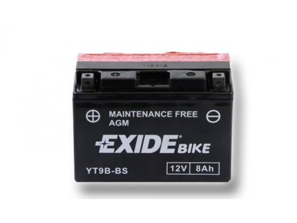 Motobaterie Exide ET9B-BS, 12V, 8Ah, 110A