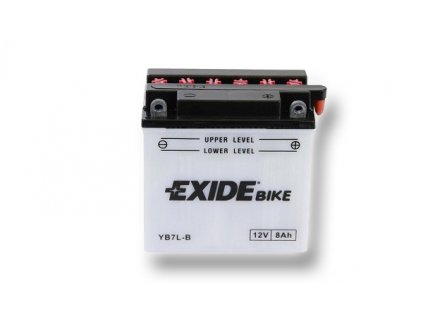 Motobaterie EXIDE BIKE Conventional 8Ah, 12V, YB7L-B / 12N7-3B