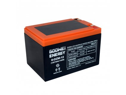 Trakční (GEL) baterie GOOWEI ENERGY 6-DZM-12, 15Ah, 12V