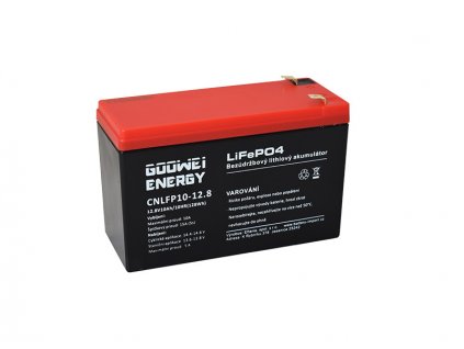 GOOWEI ENERGY trakční baterie (LiFePO4) CNLFP10-12.8, 10Ah, 12.8V