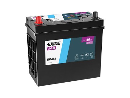 Autobaterie EXIDE AGM 45Ah, 12V, EK457