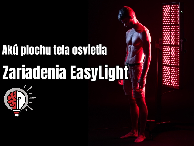 Akú plochu tela osvietia zariadenia EasyLight