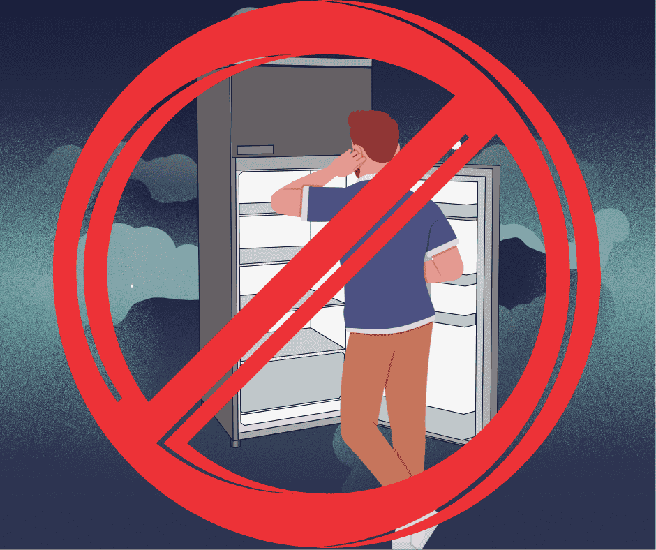 Stop modrému světlu při noční návštěvě chladničky!