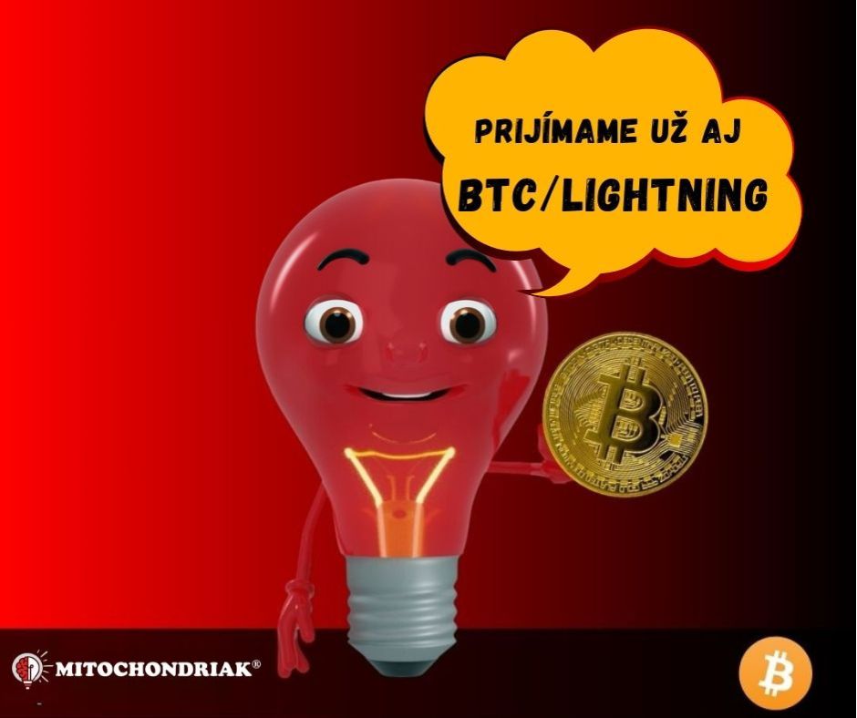 Zariadenia Mitochondriak® nakúpite už aj za Bitcoin