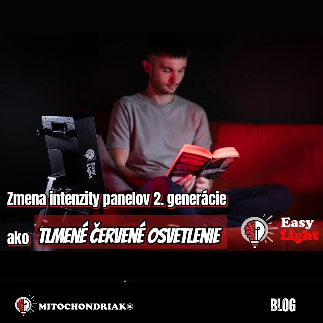 Zmena intenzity panelov ako tlmené červené interiérové osvetlenie