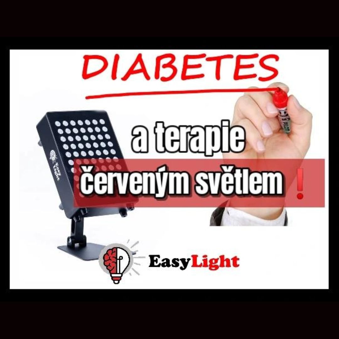 Cukrovka, glykémie a terapie červeným světlem