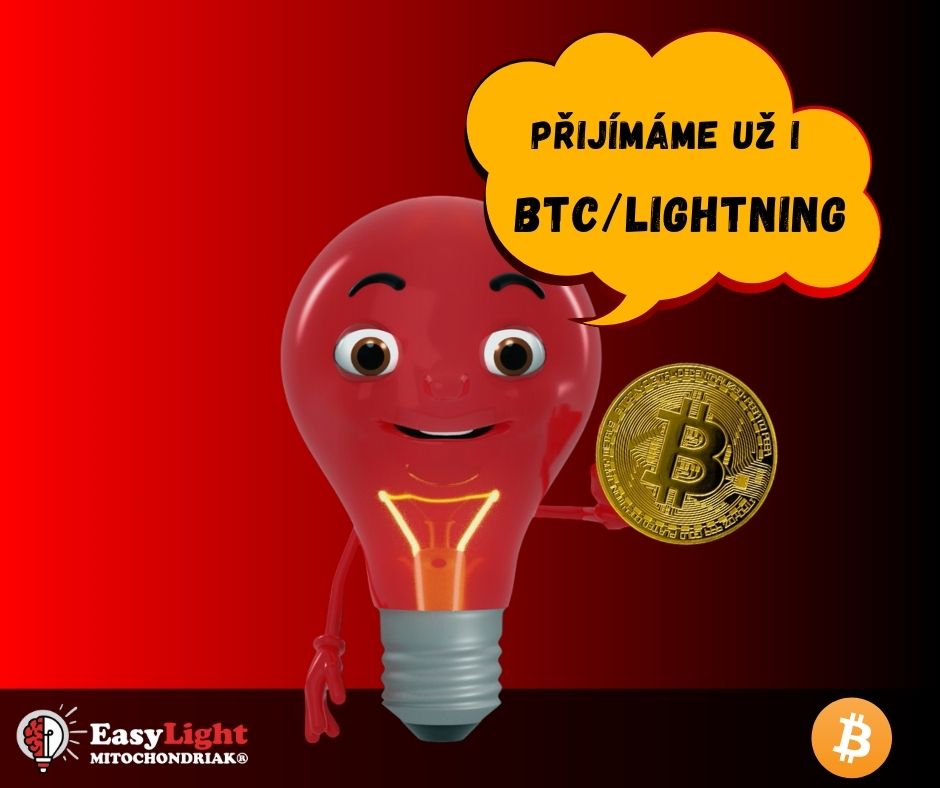 Zařízení Mitochondriak® nakoupíte již i přes Bitcoin