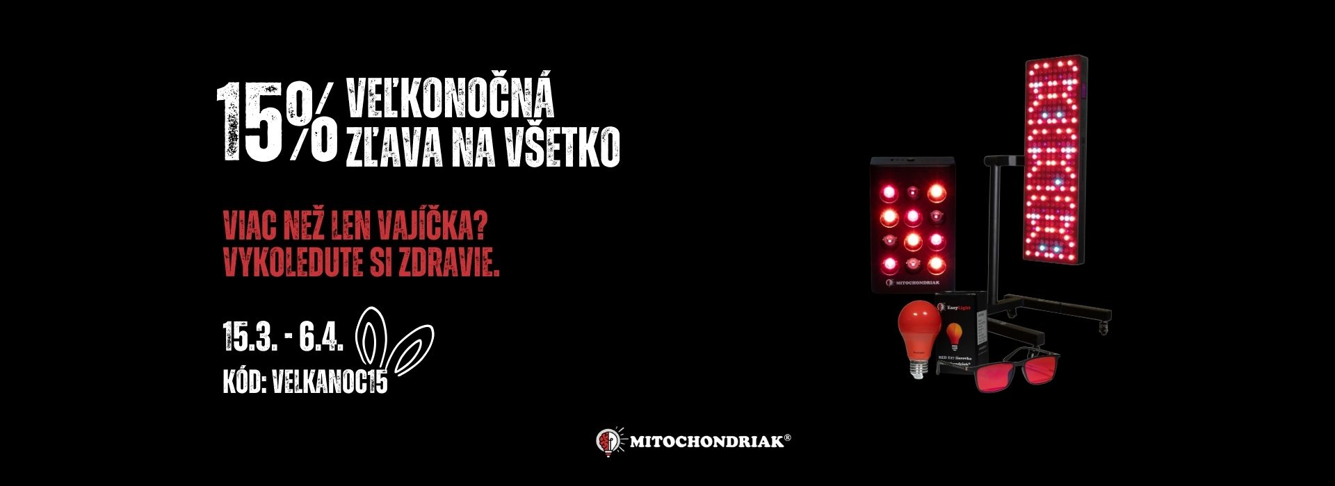 Velikonočná zľava 15 %