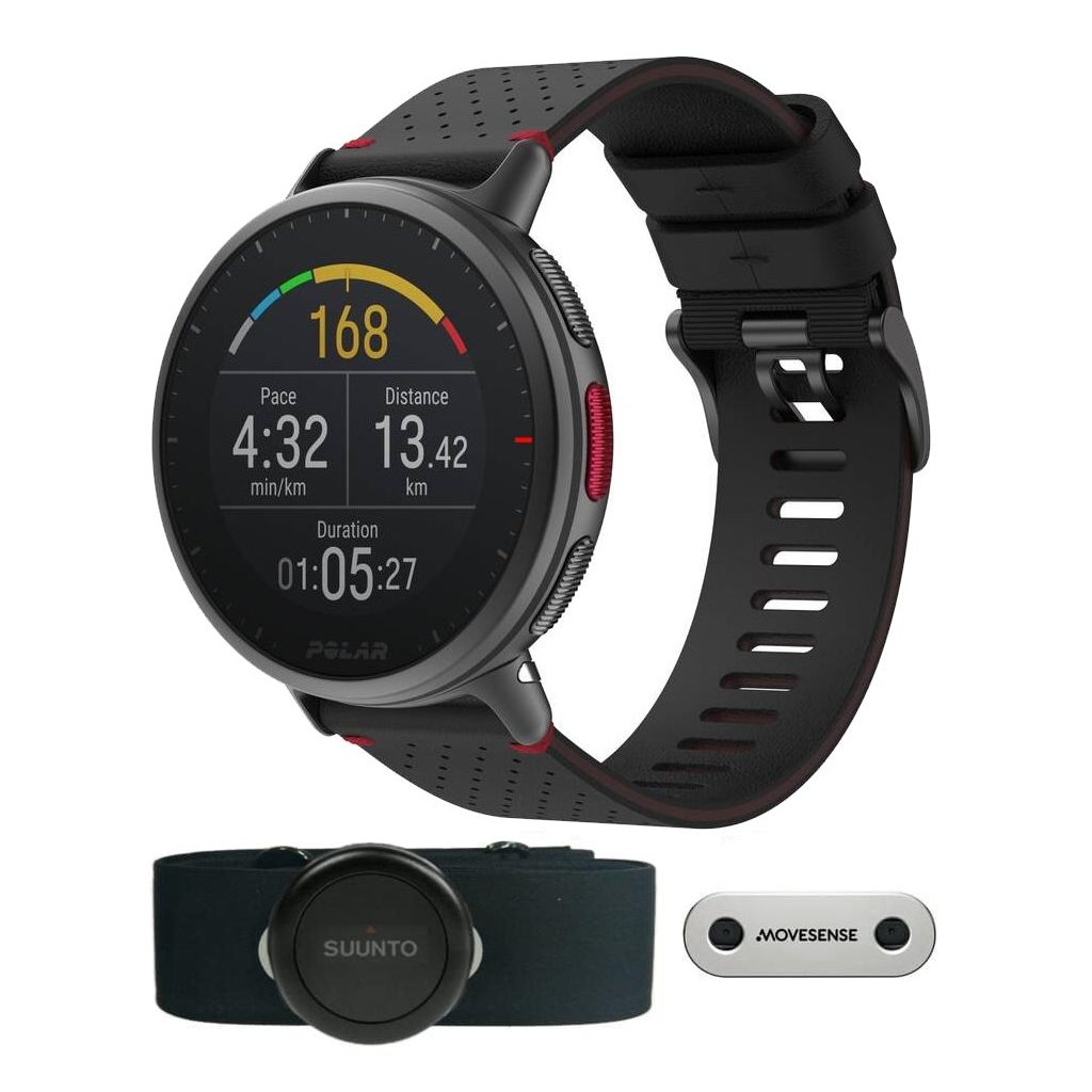 Polar VANTAGE V2 Shift Black/Red + Smart Sensor 3G