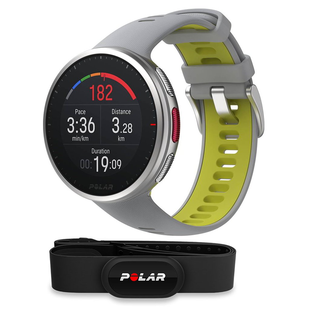 Polar VANTAGE V2 Silver/Grey-Lime + HR
