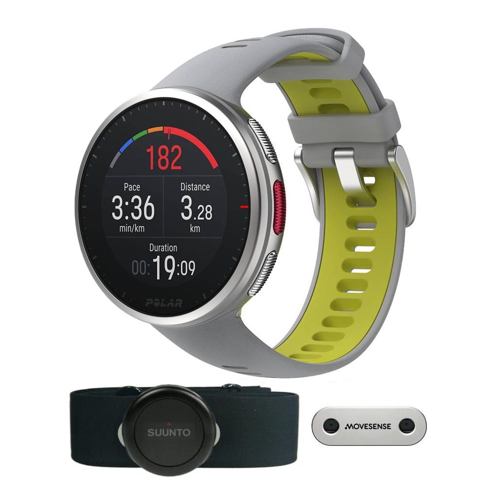 Polar VANTAGE V2 Silver/Grey-Lime + Smart Sensor 3G