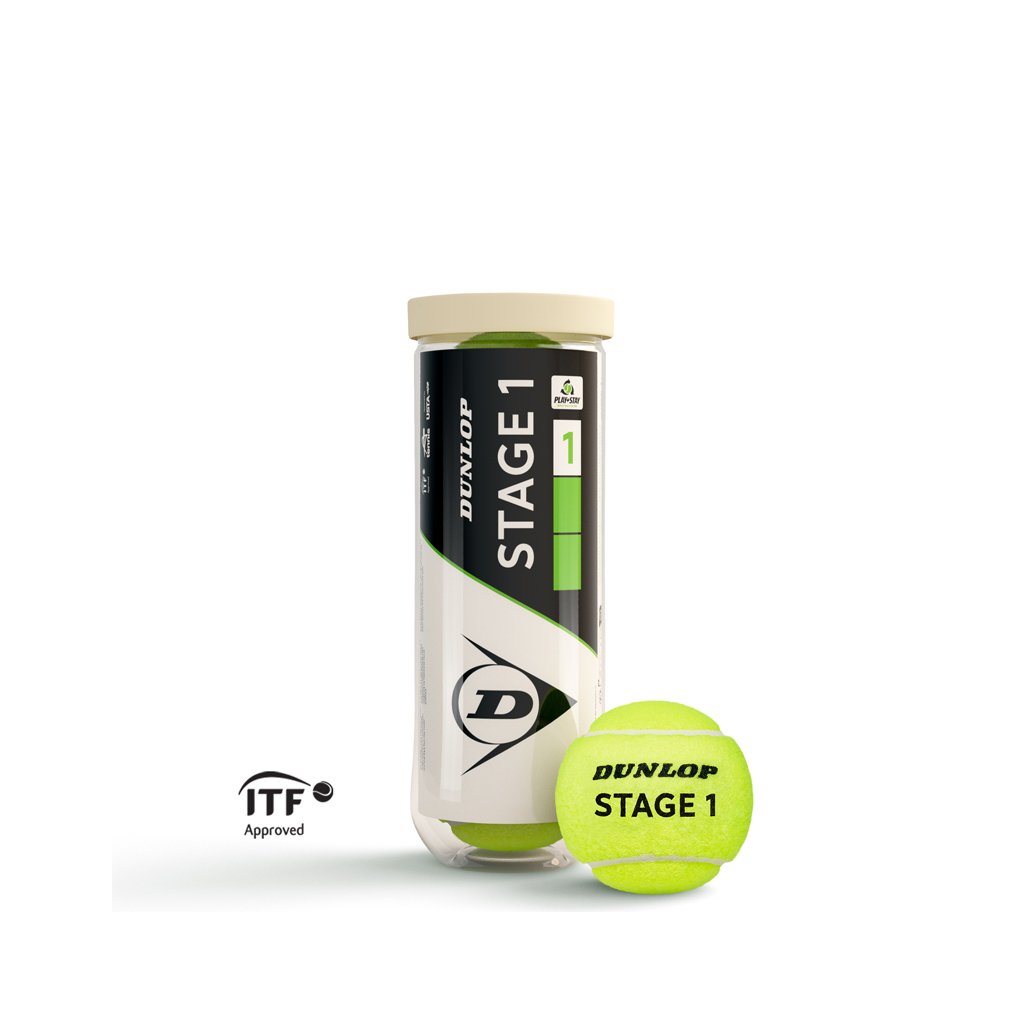 Tenisové míče DUNLOP STAGE 1 (Velikost Univerzální)