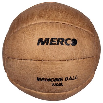 Leather kožený medicinální míč (Hmotnost 1 kg)