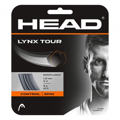 Lynx Tour tenisový výplet 12 m šedá (Průměr 1,25)