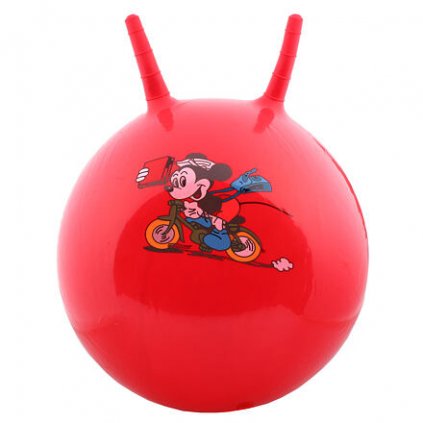 Hom Jump skákací gymnastický míč červená (Průměr 45 cm)