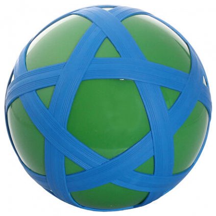 Cross Ball gumový míč zelená-modrá