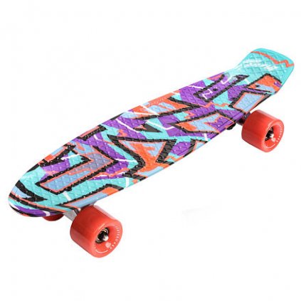 Flip Multi plastový skateboard grafitti