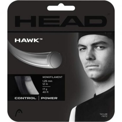 Hawk tenisový výplet 12 m černá (Průměr 1,25)