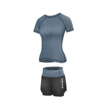 Runner Short 2W fitness set haze (Velikost oblečení S)