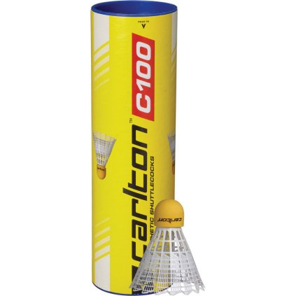 Badminton míčky CARLTON C100 - White (Medium/Blue) (Velikost Univerzální)