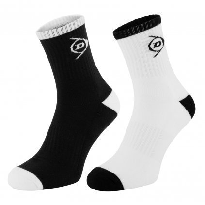 Ponožky sport DUNLOP Performance vysoké 2 páry (Velikost Univerzální)