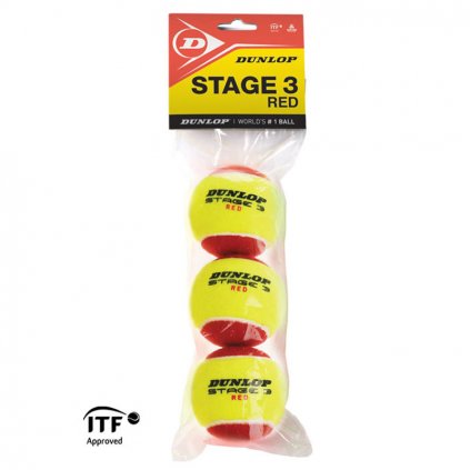 Tenisové míče DUNLOP STAGE 3