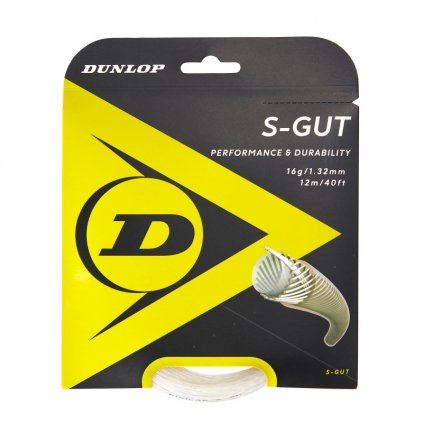 Tenis struny DUNLOP S-GUT 16G 1,30 mm (délka 12 m) (Velikost Univerzální)