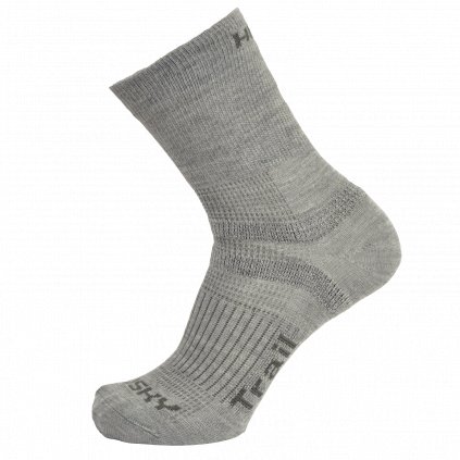 Ponožky Trail sv. šedá