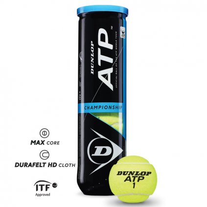 Tenisové míče DUNLOP ATP Championship (Velikost Univerzální)