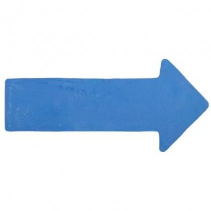 Arrow značka na podlahu modrá