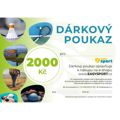 Dárkový poukaz 2000