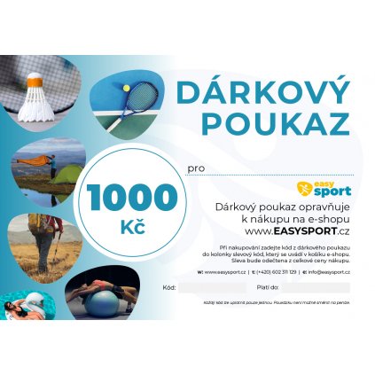 Dárkový poukaz 1000