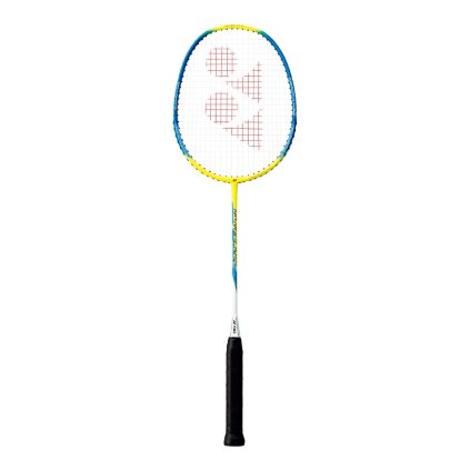 Badmintonová raketa YONEX NANOFLARE 100 - žlutá, modrá (Velikost gripu G4, Hmotnost rakety 3U, kód KBNF1001-34-534)