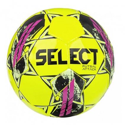 FB Futsal Attack futsalový míč žlutá-růžová