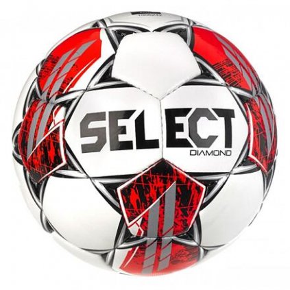 FB Diamond fotbalový míč bílá-červená
