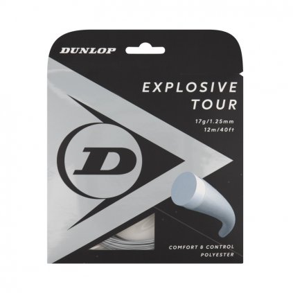 Tenis struny DUNLOP EXPLOSIVE TOUR 17G 1,30 mm (délka 12 m) (Velikost Univerzální)